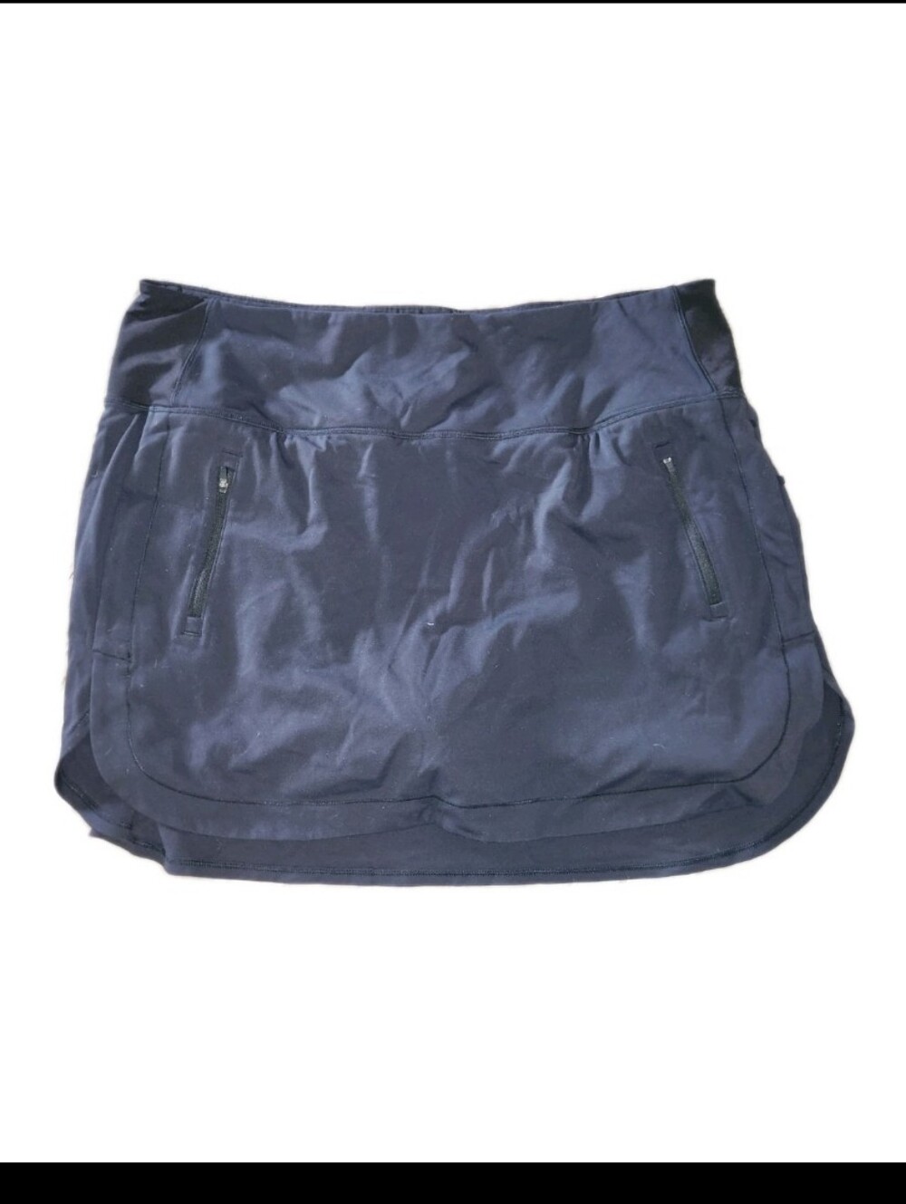 Athleta Fairway Golf Skort 2X Black Athletic Skirt Stretch Pockets Activewear